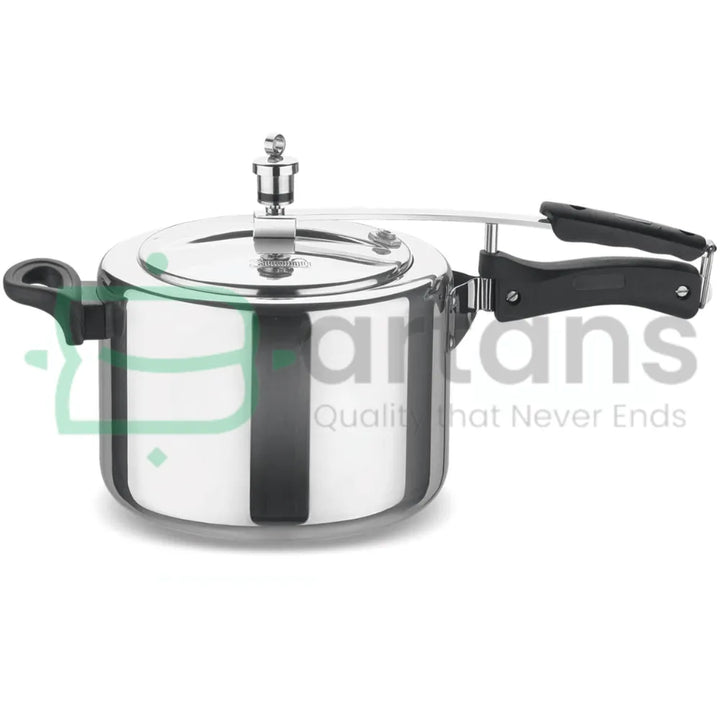 Sunny Indian Hard Anodised Aluminum 8L Inner Lid Smart Pressure Cookers. - BARTANS.PK