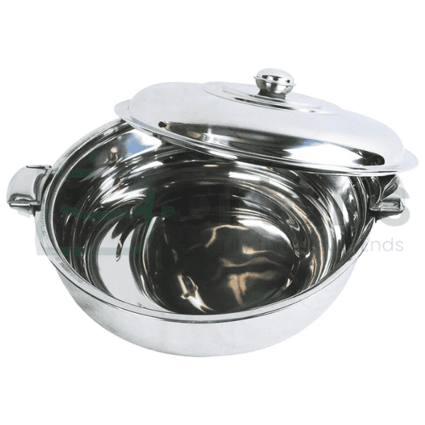 Rex Stainless Steel Multi Case Large Size Hotpot with Steel Lids. - BARTANS.PK