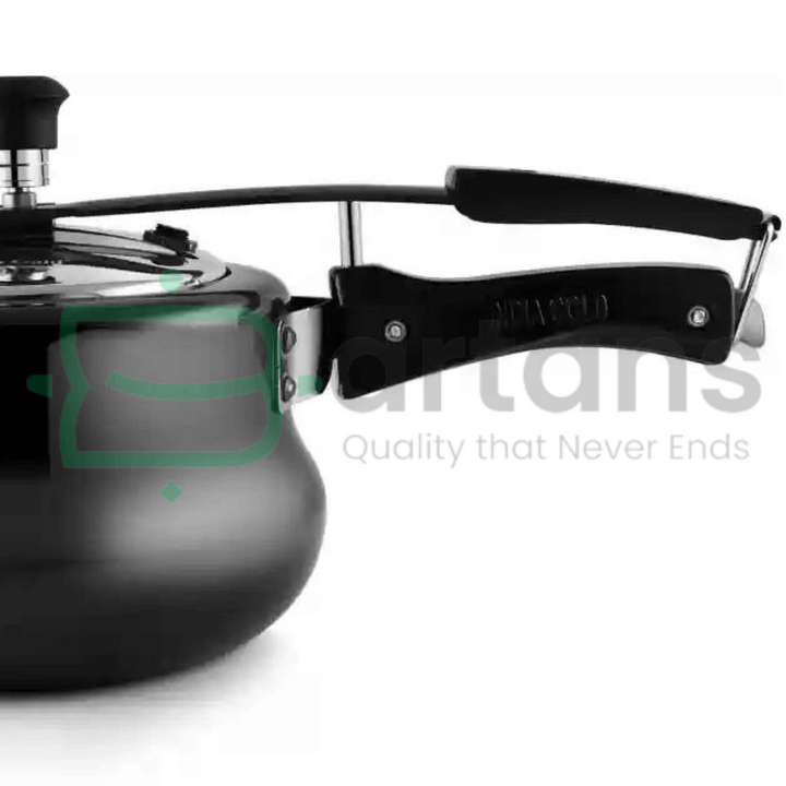Sunny Indian Premium Nonstick Aluminum 1.5L Belly Style Pressure Cookers. - BARTANS.PK