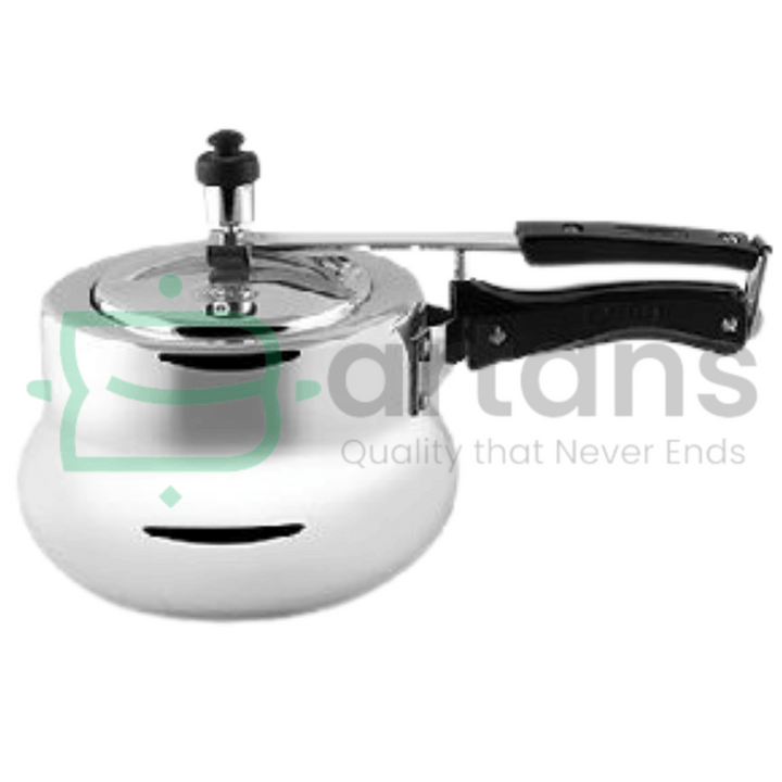 Sunny Indian Hard Anodised Aluminum 1.5L Premium Belly Style Pressure Cookers - BARTANS.PK