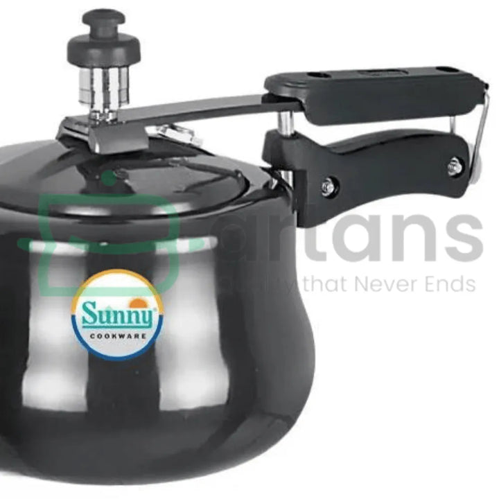 Sunny Indian Premium Nonstick Aluminum 5L Belly Style Pressure Cookers. - BARTANS.PK