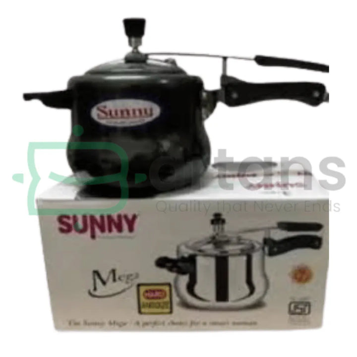 Sunny Indian Premium Nonstick Aluminum 3L Belly Style Pressure Cookers.