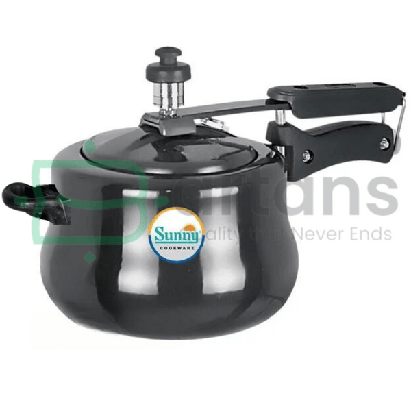 Sunny Indian Premium Nonstick Aluminum 3L Belly Style Pressure Cookers. - BARTANS.PK